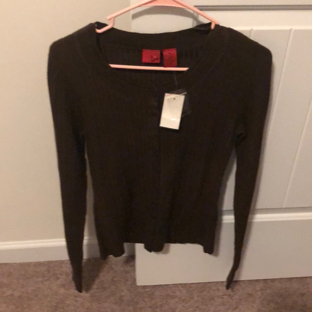 Sweater button up